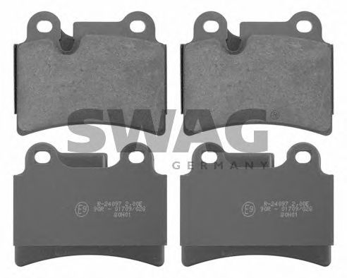 30 91 6671 SWAG Brake Pad Set, disc brake