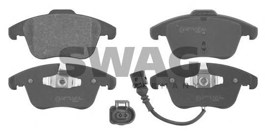30 91 6760 SWAG Brake Pad Set, disc brake