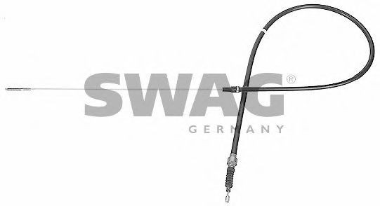 30 91 9272 SWAG Cable, parking brake
