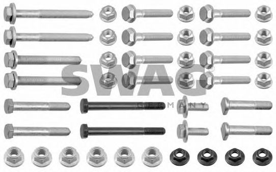 30 92 1498 SWAG Wheel Suspension Mounting Kit, control lever