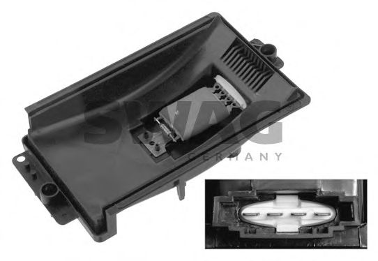 30 93 3154 SWAG Heating / Ventilation Resistor, interior blower