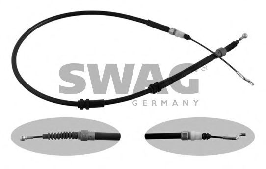 30 93 6352 SWAG Brake System Cable, parking brake