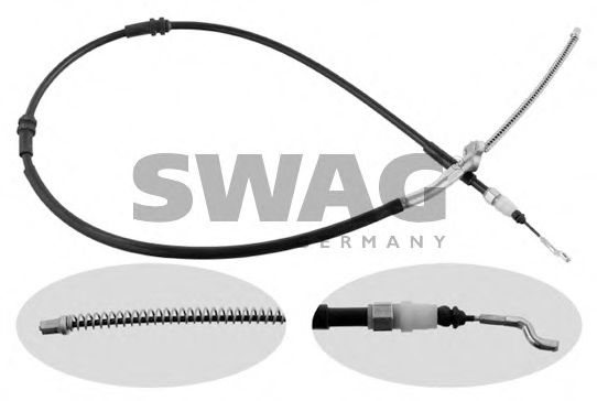 30 93 6712 SWAG Cable, parking brake