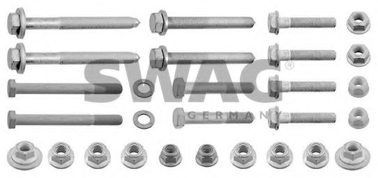 30 93 9754 SWAG Wheel Suspension Mounting Kit, control lever