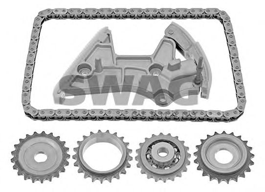 30 94 3667 SWAG Lubrication Chain Set, oil pump drive