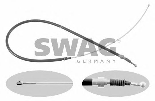 32 92 2884 SWAG Cable, parking brake