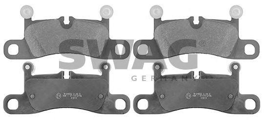 38 11 6169 SWAG Brake Pad Set, disc brake