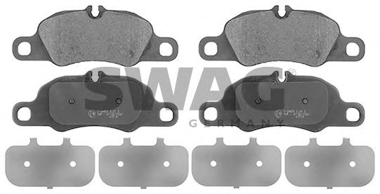 38 11 6172 SWAG Brake Pad Set, disc brake