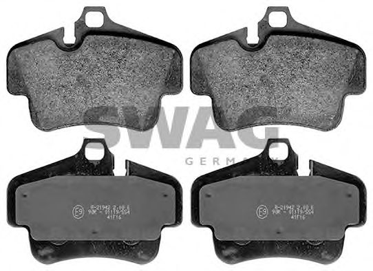 38 11 6178 SWAG Brake Pad Set, disc brake