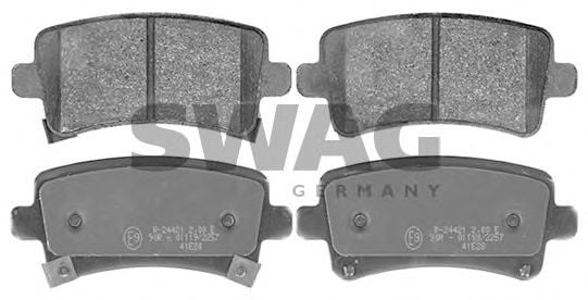 40 11 6147 SWAG Brake System Brake Pad Set, disc brake