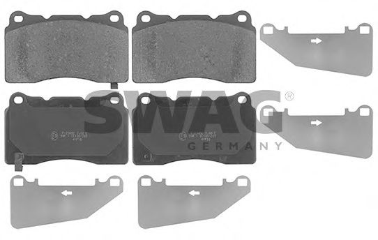 40 11 6151 SWAG Brake System Brake Pad Set, disc brake