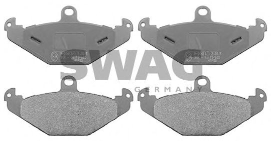 40 11 6158 SWAG Brake Pad Set, disc brake
