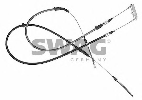 40 90 4666 SWAG Cable, parking brake