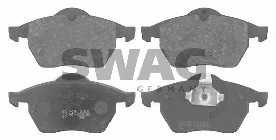 40 91 6107 SWAG Brake Pad Set, disc brake