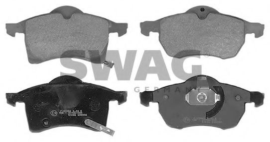 40 91 6232 SWAG Brake System Brake Pad Set, disc brake