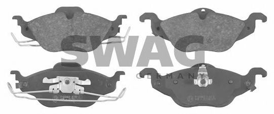 40 91 6233 SWAG Brake System Brake Pad Set, disc brake