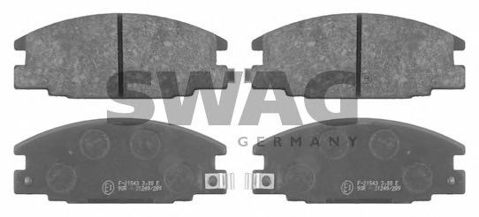 40 91 6323 SWAG Brake Pad Set, disc brake