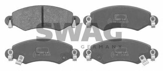 40 91 6387 SWAG Brake System Brake Pad Set, disc brake