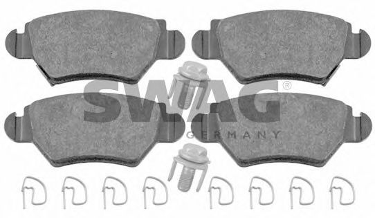 40 91 6445 SWAG Brake System Brake Pad Set, disc brake