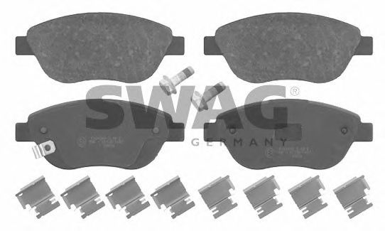 40 91 6630 SWAG Brake Pad Set, disc brake