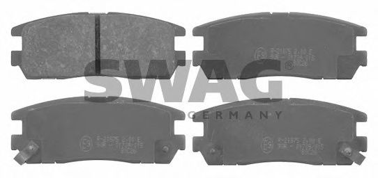 40 91 6641 SWAG Brake Pad Set, disc brake