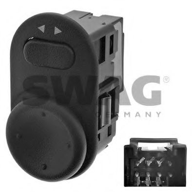 40 94 0477 SWAG Switch, mirror adjustment