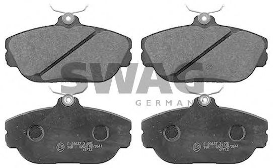50 11 6077 SWAG Brake Pad Set, disc brake