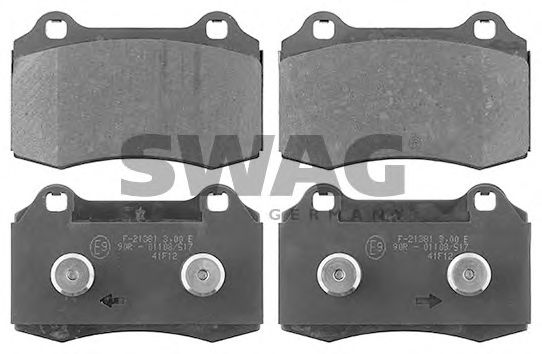 50 11 6079 SWAG Brake Pad Set, disc brake
