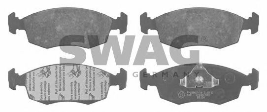 50916021 SWAG Brake Pad Set, disc brake