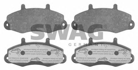 50 91 6037 SWAG Brake Pad Set, disc brake