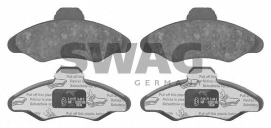 50 91 6038 SWAG Brake Pad Set, disc brake