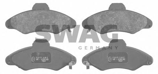 50 91 6039 SWAG Brake Pad Set, disc brake