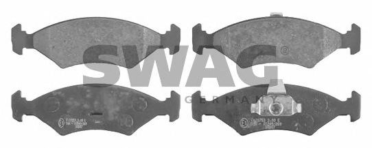 50 91 6040 SWAG Brake Pad Set, disc brake