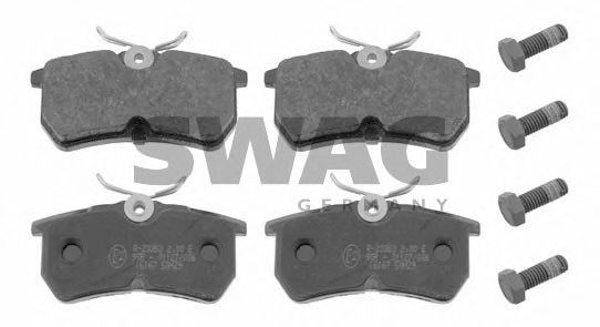 50 91 6167 SWAG Brake Pad Set, disc brake