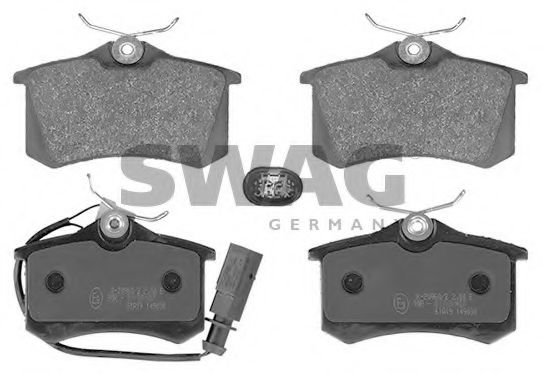 50 91 6394 SWAG Brake Pad Set, disc brake