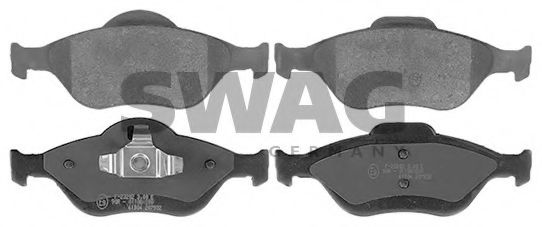50 91 6401 SWAG Brake Pad Set, disc brake
