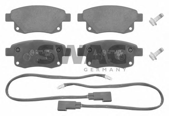 50916701 SWAG Brake Pad Set, disc brake