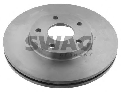 50 92 6592 SWAG Brake Disc