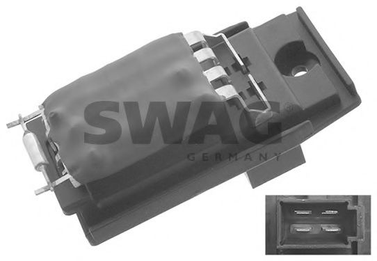 50 94 5415 SWAG Heating / Ventilation Resistor, interior blower