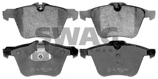 55 11 6214 SWAG Brake Pad Set, disc brake