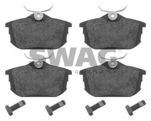 55 91 6207 SWAG Brake Pad Set, disc brake