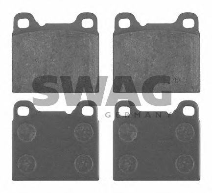 55 91 6230 SWAG Brake Pad Set, disc brake
