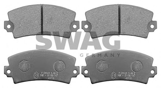 60 11 6179 SWAG Brake Pad Set, disc brake