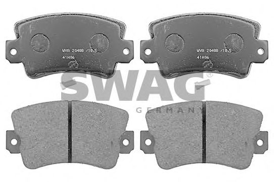 60 11 6183 SWAG Brake Pad Set, disc brake