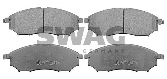 60 11 6188 SWAG Brake System Brake Pad Set, disc brake