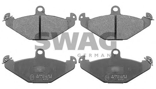 60 11 6189 SWAG Brake System Brake Pad Set, disc brake