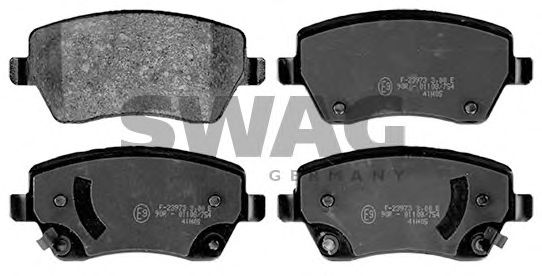 60 11 6199 SWAG Brake System Brake Pad Set, disc brake