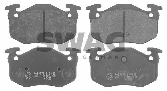60 91 6189 SWAG Brake Pad Set, disc brake