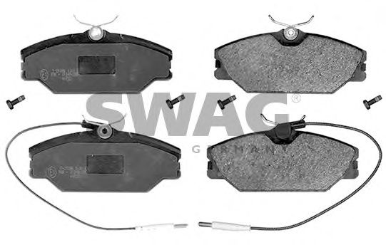 60 91 6381 SWAG Brake Pad Set, disc brake