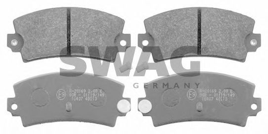 60 91 6407 SWAG Brake Pad Set, disc brake
